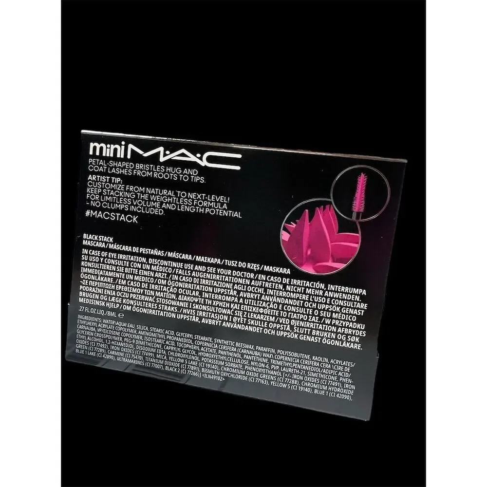MAC Stack Mascara Travel Size Volumizing Infinite Build
